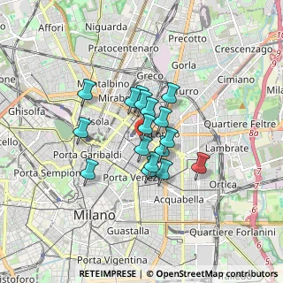 Mappa Via Settembrini, 20124 Milano MI, Italia (1.13471)