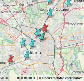 Mappa Via Settembrini, 20124 Milano MI, Italia (5.335)