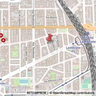 Mappa Via Luigi Capranica, 16, 20131 Milano, Milano (Lombardia)