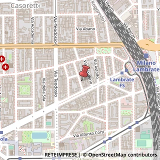 Mappa Via Luigi Capranica, 6, 20131 Milano, Milano (Lombardia)