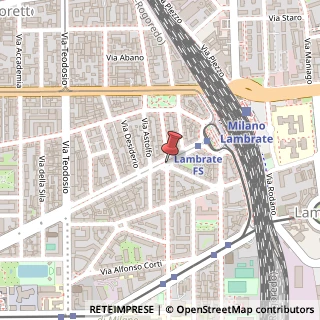 Mappa Via Giovanni Pacini,  66, 20131 Milano, Milano (Lombardia)