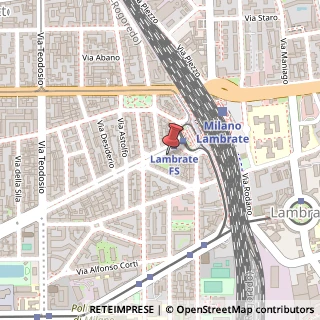 Mappa Via Giovanni Pacini, 72, 20131 Milano, Milano (Lombardia)