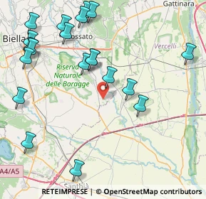 Mappa Via San Silvestro, 13040 Buronzo VC, Italia (10.0945)