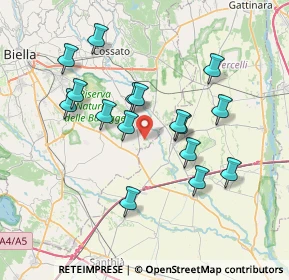 Mappa Via San Silvestro, 13040 Buronzo VC, Italia (6.75188)