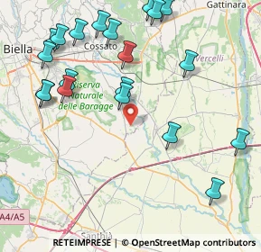 Mappa Via San Silvestro, 13040 Buronzo VC, Italia (9.9)