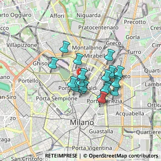 Mappa Piazza Gae Aulenti, 20124 Milano MI, Italia (1.3125)