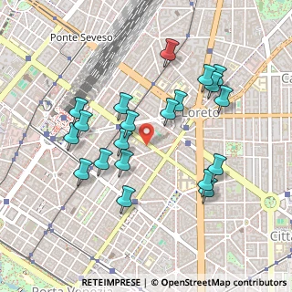 Mappa Via Carlo Gomes, 20124 Milano MI, Italia (0.462)