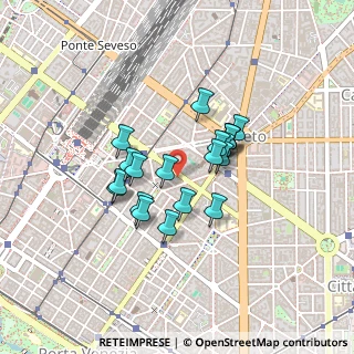 Mappa Via Carlo Gomes, 20124 Milano MI, Italia (0.3165)