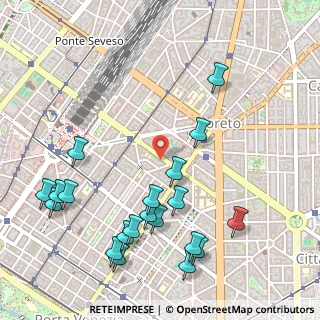 Mappa Via Carlo Gomes, 20124 Milano MI, Italia (0.627)