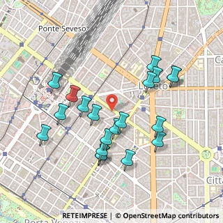 Mappa Via Carlo Gomes, 20124 Milano MI, Italia (0.4755)
