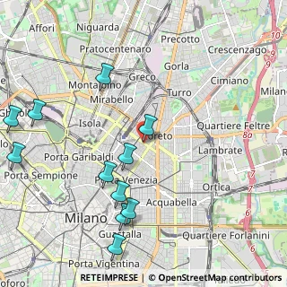 Mappa Via Carlo Gomes, 20124 Milano MI, Italia (2.49727)