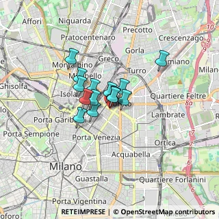 Mappa Via Carlo Gomes, 20124 Milano MI, Italia (0.93267)