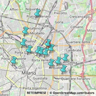 Mappa Via Gomes, 20124 Milano MI, Italia (1.81143)