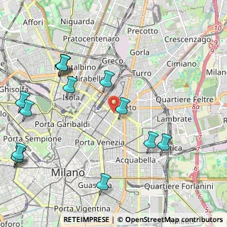 Mappa Via Carlo Gomes, 20124 Milano MI, Italia (2.69286)