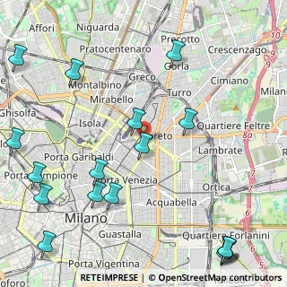 Mappa Via Carlo Gomes, 20124 Milano MI, Italia (3.04471)