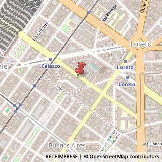 Mappa Via Giovanni Battista Pergolesi, 13, 20124 Milano, Milano (Lombardia)