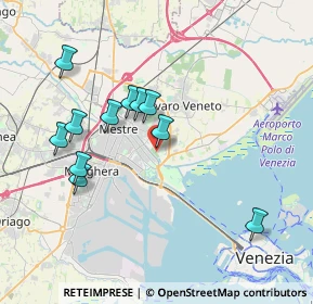 Mappa Via Eugenio Pertini, 30100 Venezia VE, Italia (3.55455)