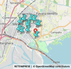 Mappa Via Eugenio Pertini, 30100 Venezia VE, Italia (1.35769)