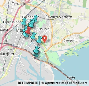 Mappa Via Eugenio Pertini, 30100 Venezia VE, Italia (1.61923)