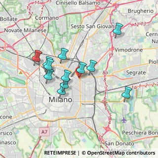 Mappa Via Antonio Stradivari, 20131 Milano MI, Italia (3.20667)