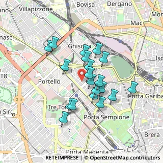 Mappa Via Piero della Francesca, 20154 Milano MI, Italia (0.7205)