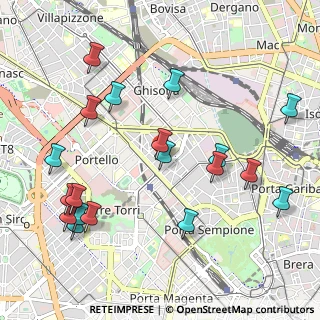 Mappa Via Piero della Francesca, 20154 Milano MI, Italia (1.196)