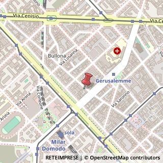 Mappa Via Angelo Poliziano, 7, 20154 Milano, Milano (Lombardia)