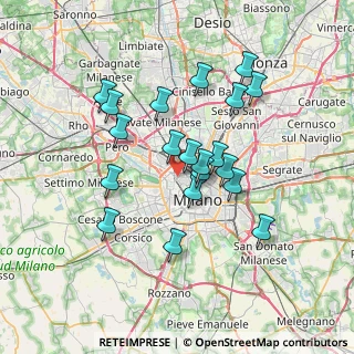 Mappa Via Piero della Francesca, 20154 Milano MI, Italia (6.269)