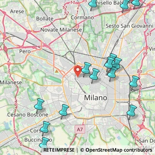 Mappa Via Piero della Francesca, 20154 Milano MI, Italia (5.86688)