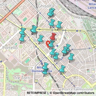 Mappa Via Piero della Francesca, 20154 Milano MI, Italia (0.4505)