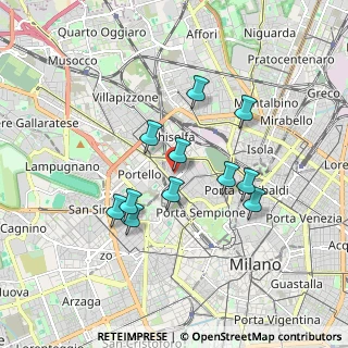 Mappa Via Piero della Francesca, 20154 Milano MI, Italia (1.49545)