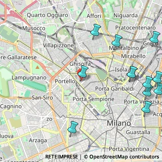 Mappa Via Piero della Francesca, 20154 Milano MI, Italia (2.98917)