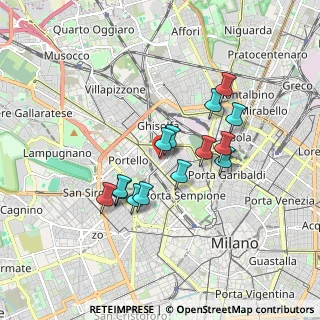 Mappa Via Piero della Francesca, 20154 Milano MI, Italia (1.44286)