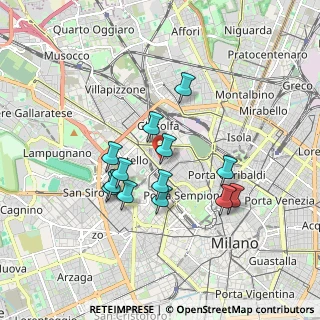 Mappa Via Piero della Francesca, 20154 Milano MI, Italia (1.49846)