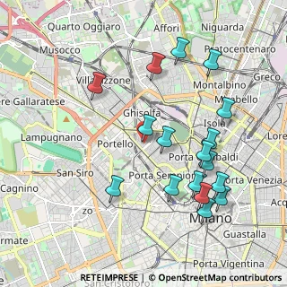 Mappa Via Piero della Francesca, 20154 Milano MI, Italia (2.09412)