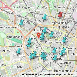 Mappa Via Piero della Francesca, 20154 Milano MI, Italia (2.19)