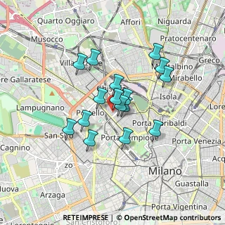 Mappa Via Piero della Francesca, 20154 Milano MI, Italia (1.33438)
