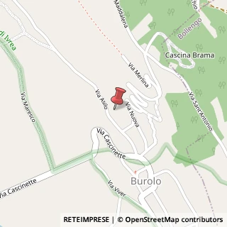 Mappa Via Asilo, 38, 10010 Burolo, Torino (Piemonte)