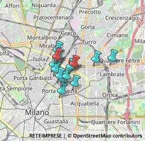 Mappa Via Saverio Mercadante, 20100 Milano MI, Italia (1.03286)