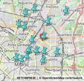 Mappa Via Saverio Mercadante, 20100 Milano MI, Italia (2.06875)