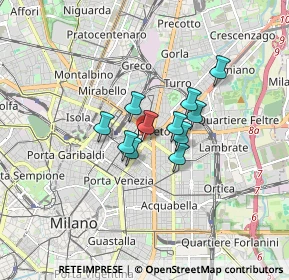 Mappa Via Saverio Mercadante, 20100 Milano MI, Italia (1.02818)