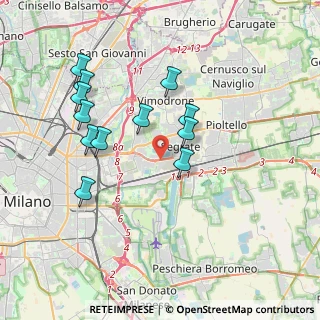 Mappa 20054 Milano MI, Italia (3.61083)