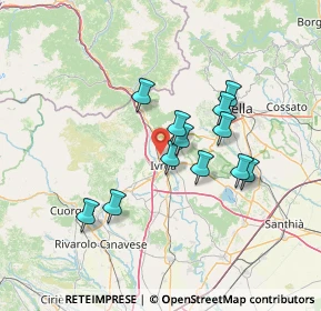 Mappa Via Sandro Pertini, 10016 Montalto Dora TO, Italia (11.45833)