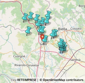 Mappa Via Sandro Pertini, 10016 Montalto Dora TO, Italia (11.83833)