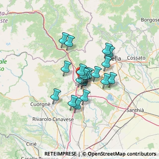 Mappa Via Sandro Pertini, 10016 Montalto Dora TO, Italia (9.081)