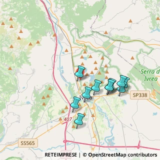 Mappa Via Sandro Pertini, 10016 Montalto Dora TO, Italia (3.42091)