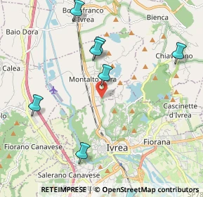 Mappa Via Sandro Pertini, 10016 Montalto Dora TO, Italia (3.01364)