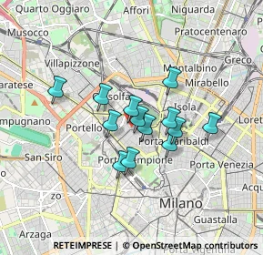 Mappa Via Paolo Lomazzo, 20100 Milano MI, Italia (1.19846)