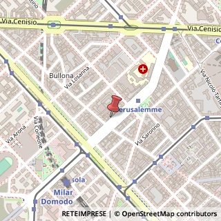 Mappa Via Angelo Poliziano, 11, 20154 Milano, Milano (Lombardia)