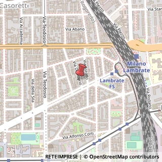 Mappa Via Desiderio, 3/9, 20131 Milano, Milano (Lombardia)